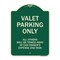 Signmission Designer Series-Valet Parking All Others Will Be Towed Away Car Owner, 24" x 18", G-1824-9873 A-DES-G-1824-9873 - alternate 1